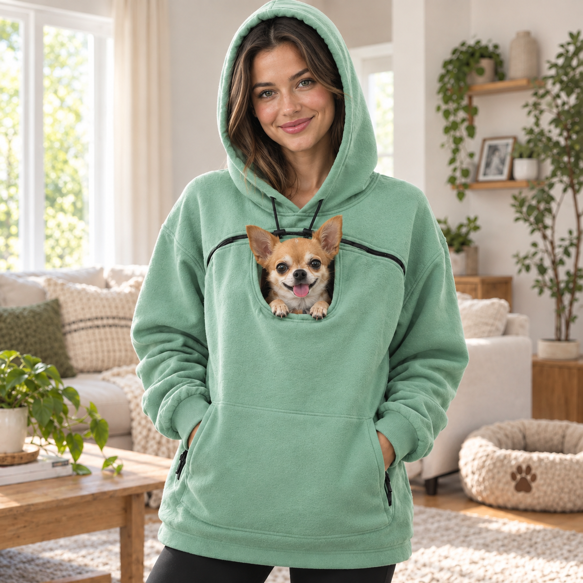 Carry My Paw - The pet pouch Hoodie